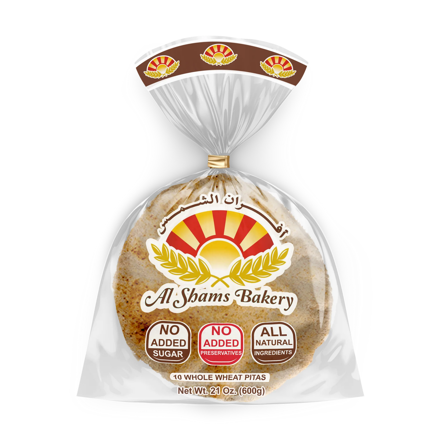 Whole Wheat Pita Bread 6 Count