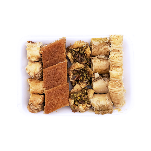 Small Assorted Baklava Tray 18 Count 1 lb