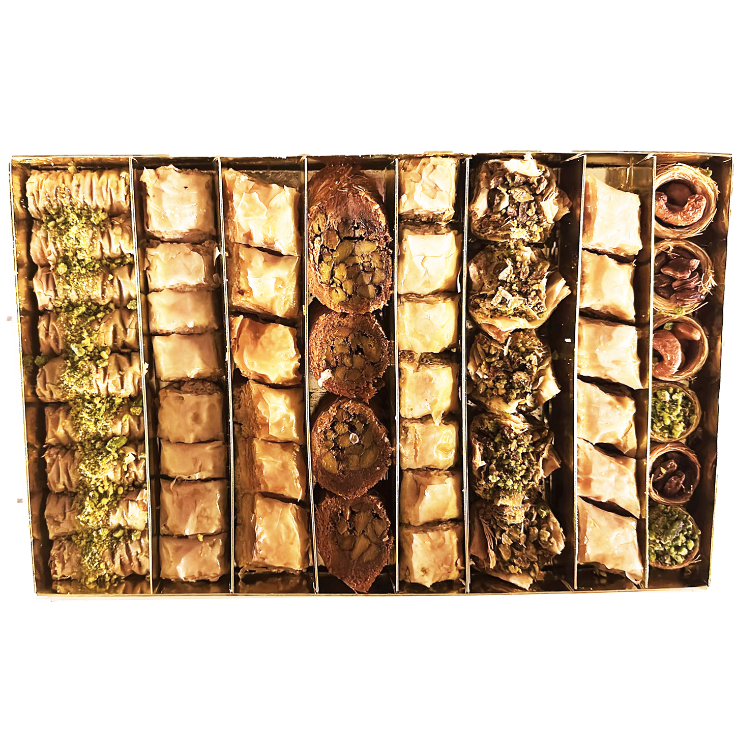 Large Assorted Baklava Gift Box 50 Count 3 lbs