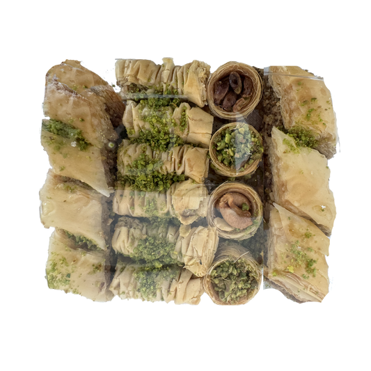 Small Assorted Baklava Tray 16 Count 1 lb